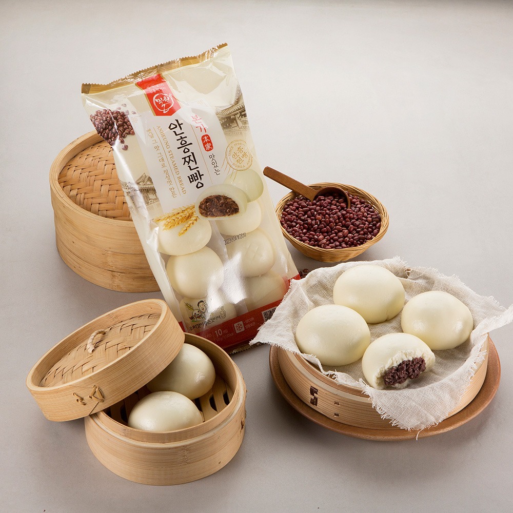 Direct Sales Mill Original Price Anheung Steamed Bread 500 g (50 g × 10 ea) HACCP